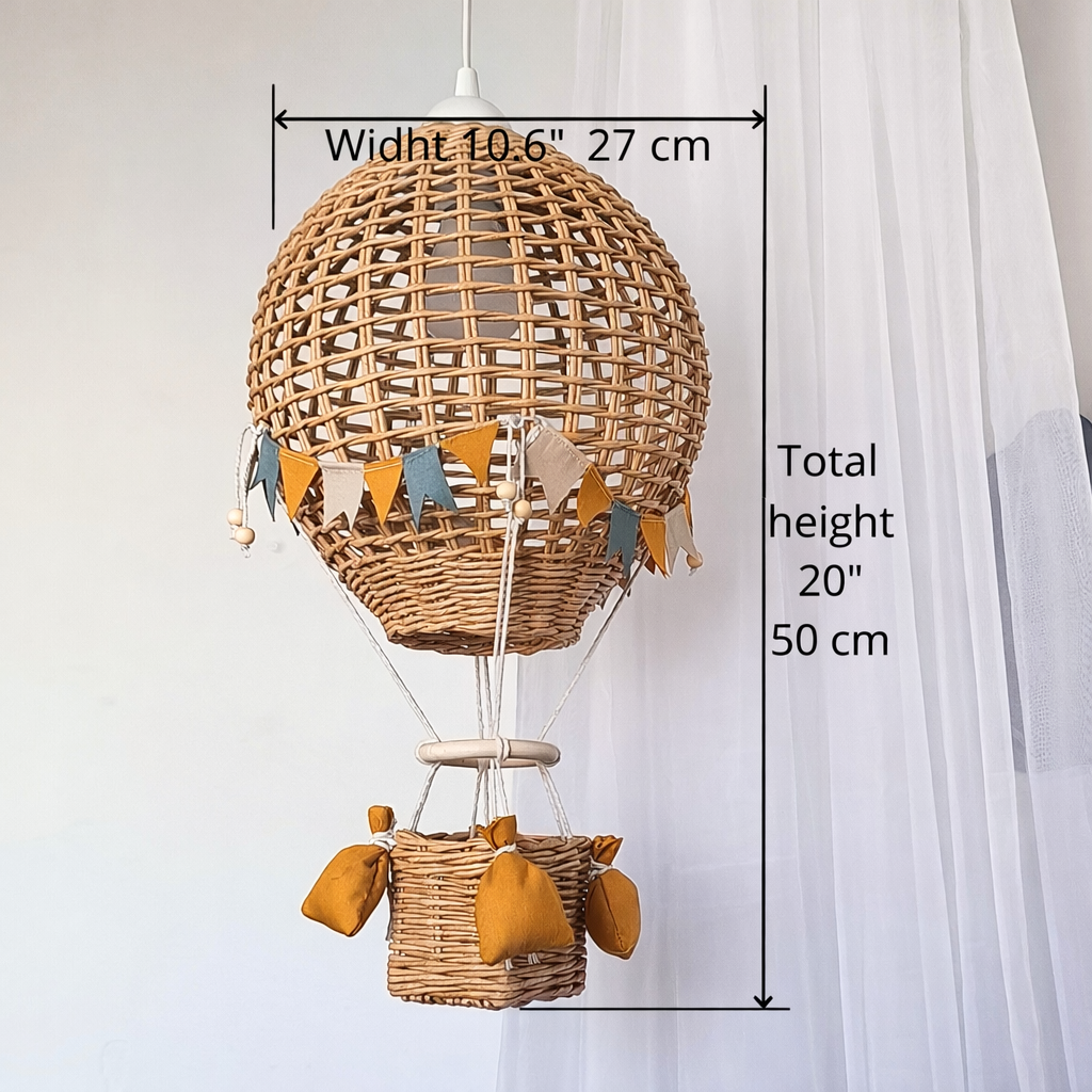 Lampion Balon z koszem