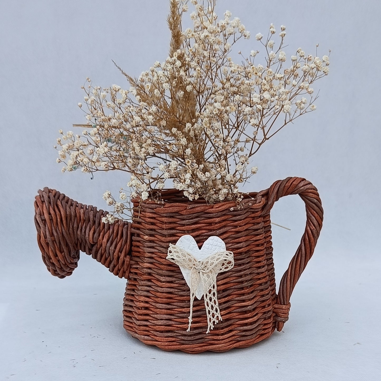 Wicker decorative basket Decorative vase