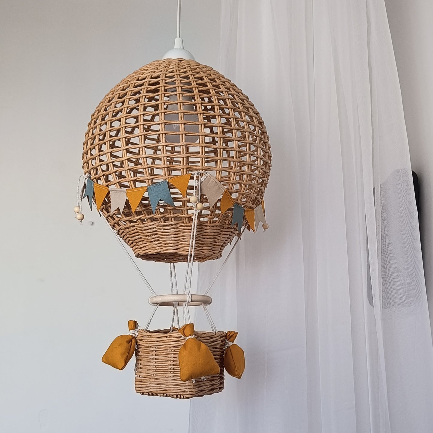 Lampion Balon z koszem