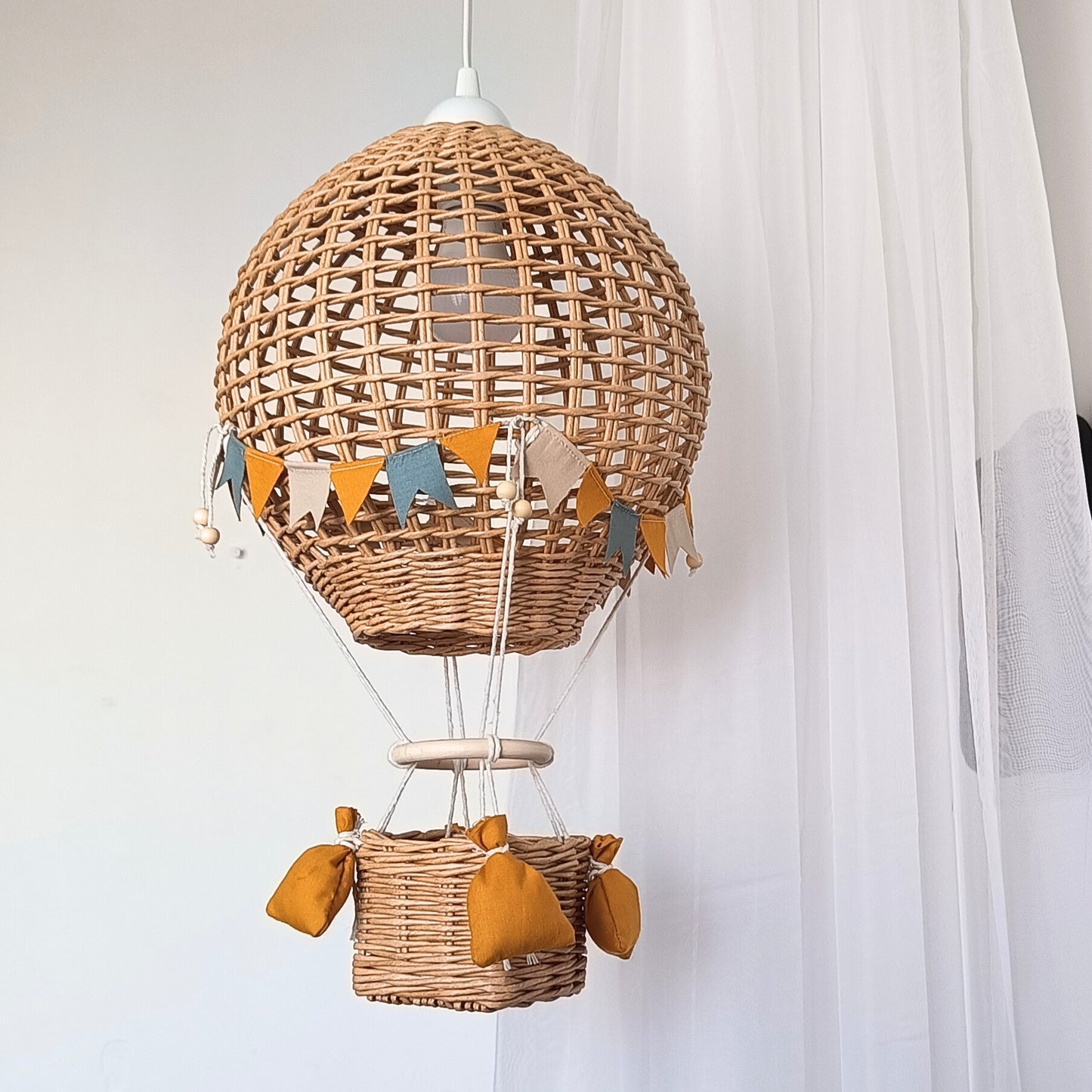 Lampion Balon z koszem